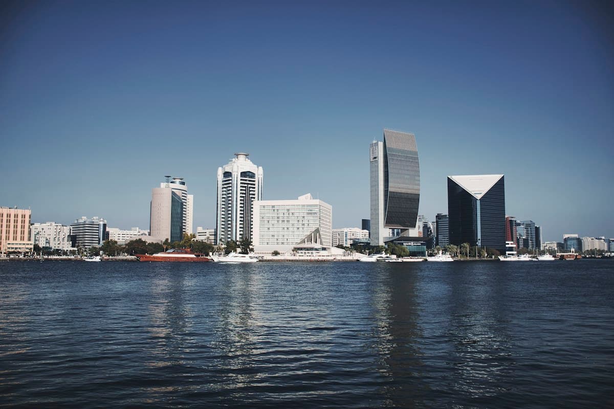 Dubai Creek and the city skyline
